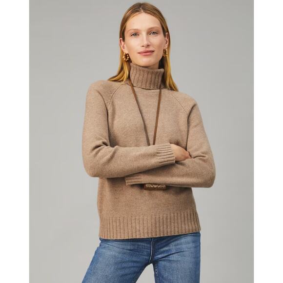 Tory Burch Cashmere Turtleneck Sweater size L large - Picture 1 of 6